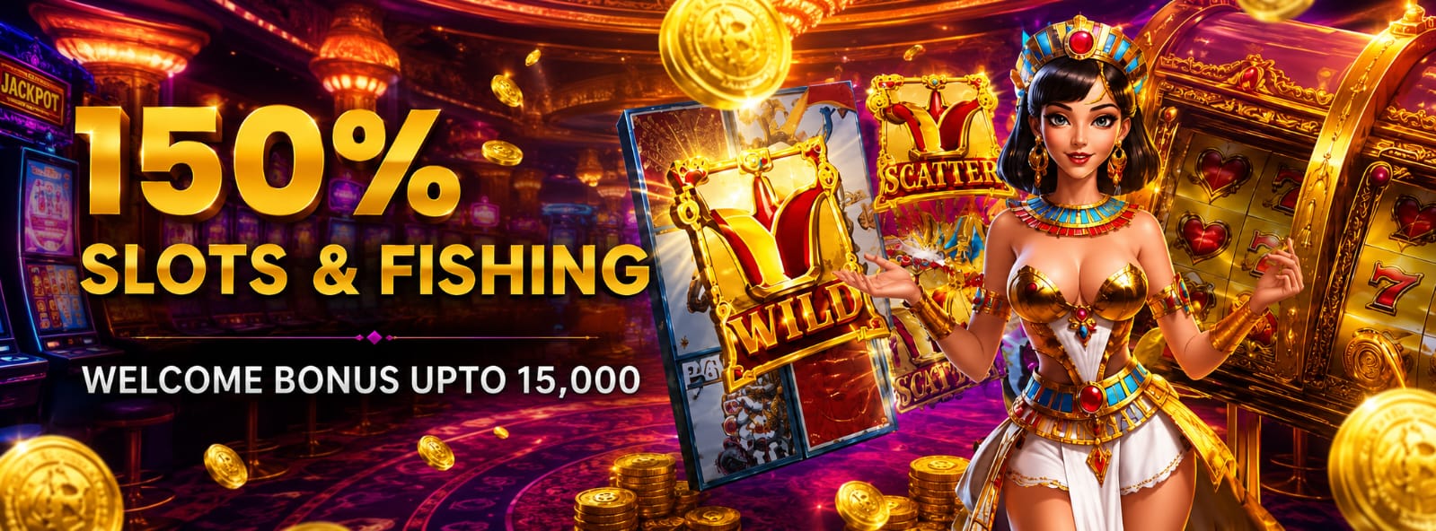Welcome Bonus - Slots and Fishing