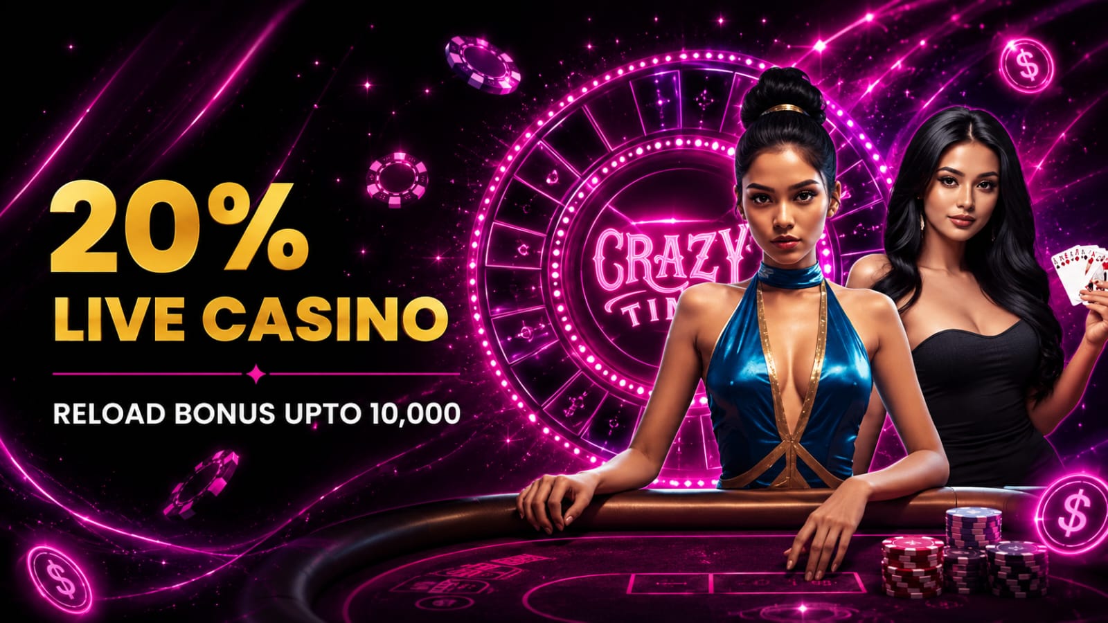 20% Casino Reload Bonus